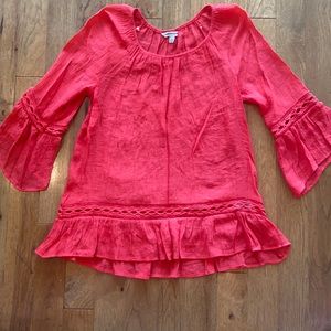 Coral Bell Sleeve Top